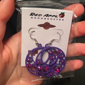 Groovy Purple Earrings